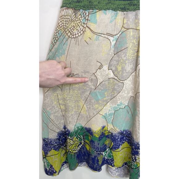 Free People Y2K ASO Selena Gomez as Alex Russo Knit Floral Tunic Dress Sz XS - Picture 14 of 16